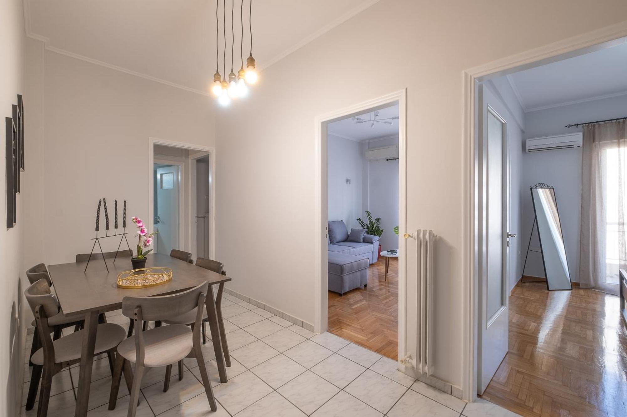 Lovely And Modern 3Bd Apartment Close To Ampelokipoi Metro Athen Exterior foto