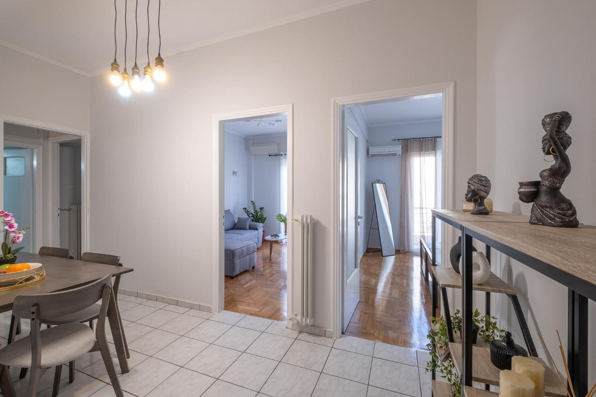 Lovely And Modern 3Bd Apartment Close To Ampelokipoi Metro Athen Exterior foto